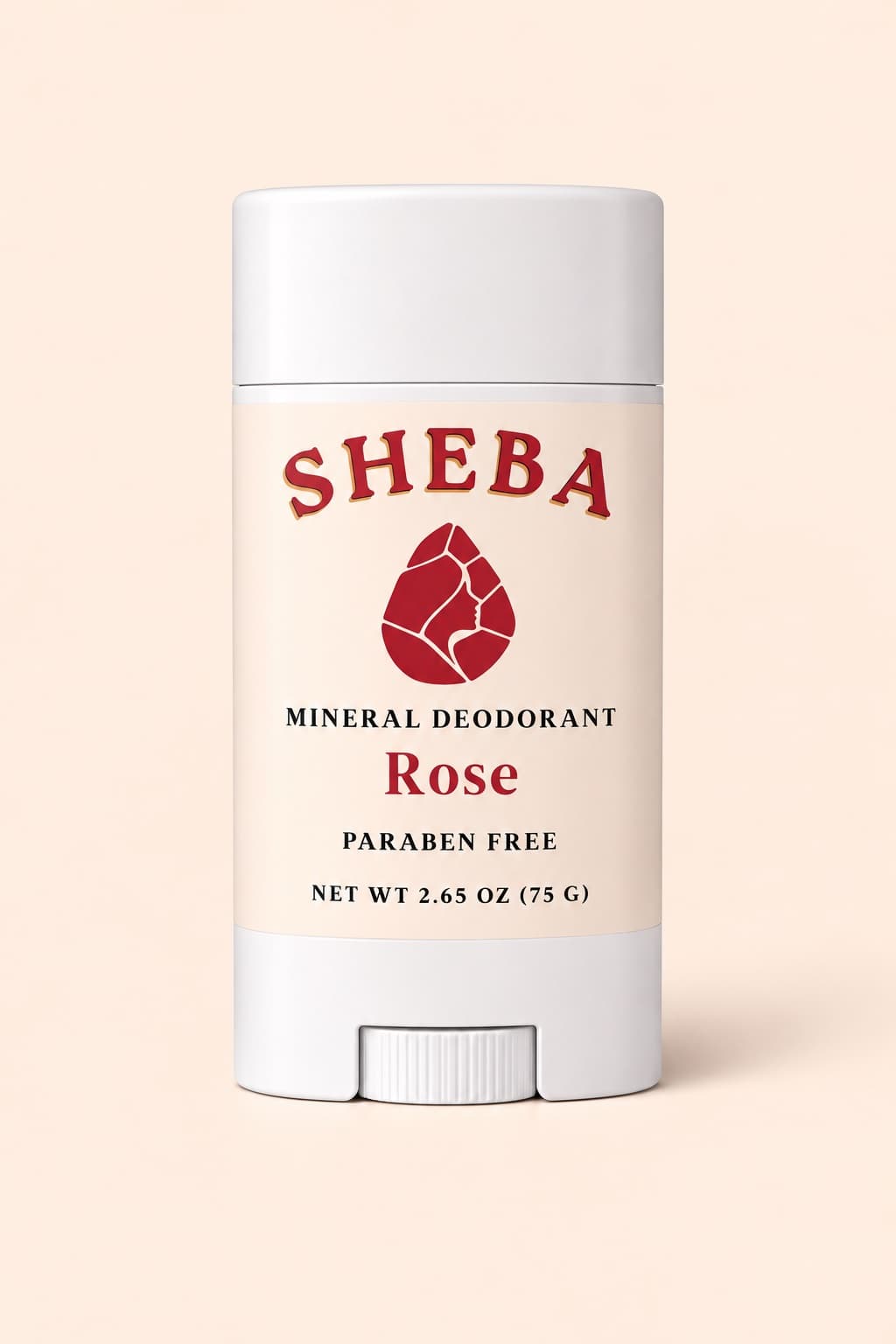 Sheba Rose mineral deodorant stick